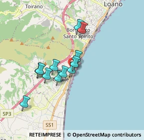 Mappa Via Eroi Cerialesi, 17023 Ceriale SV, Italia (1.41333)