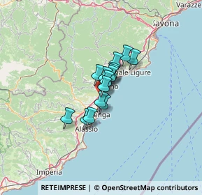 Mappa Via Eroi Cerialesi, 17023 Ceriale SV, Italia (6.81267)