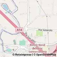 Mapa Rimini