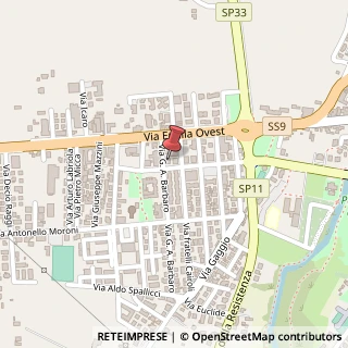 Mappa Via G. A. Barbaro, 9, 47039 Savignano sul Rubicone, Forlì-Cesena (Emilia Romagna)