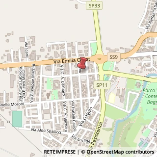 Mappa Via Fratelli Bandiera, 12, 47039 Savignano Sul Rubicone FC, Italia, 47039 Savignano sul Rubicone, Forlì-Cesena (Emilia Romagna)