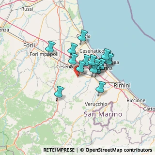 Mappa Via Cesena, 47020 Longiano FC, Italia (9.78412)