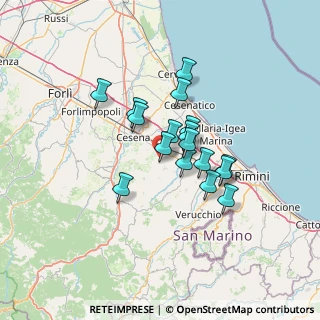 Mappa Via Cesena, 47020 Longiano FC, Italia (10.15)