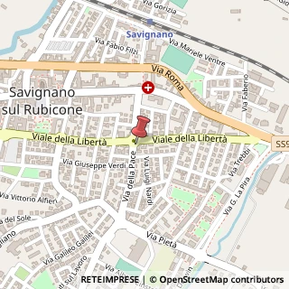 Mappa Via della Pace, 23, 47039 Savignano sul Rubicone, Forlì-Cesena (Emilia Romagna)