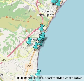 Mappa Lungomare Generale Armando Diaz, 17023 Ceriale SV, Italia (2.691)