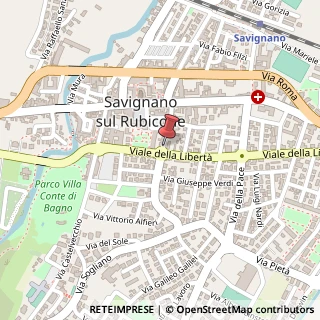 Mappa Via Don Giovanni Minzoni,  32, 47039 Savignano sul Rubicone, Forlì-Cesena (Emilia Romagna)