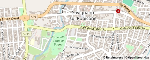 Mappa Savignano sul Rubicone