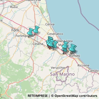 Mappa Via della Pace, 47020 Longiano FC, Italia (8.52)