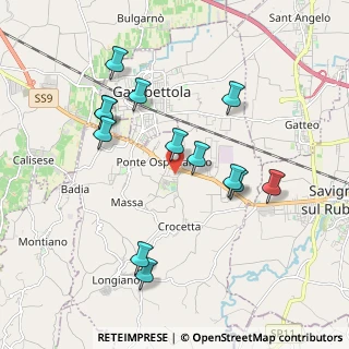 Mappa Via della Pace, 47020 Longiano FC, Italia (1.93538)