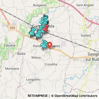 Mappa Via della Pace, 47020 Longiano FC, Italia (1.7385)