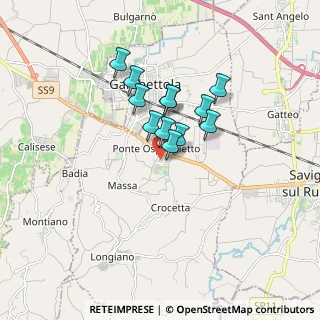 Mappa Via Iº Maggio, 47020 Budrio FC, Italia (1.2175)
