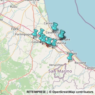 Mappa Via Iº Maggio, 47020 Budrio FC, Italia (8.83214)