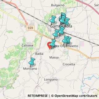 Mappa Via Giosuè Carducci, 47020 Longiano FC, Italia (1.85714)