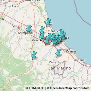 Mappa Via Giosuè Carducci, 47020 Longiano FC, Italia (9.28824)