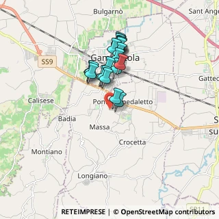 Mappa Via Fontanazze, 47020 Budrio FC, Italia (1.47)