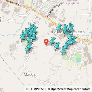 Mappa Via Fontanazze, 47020 Budrio FC, Italia (0.46154)