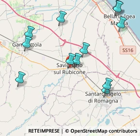Mappa Piazza Bartolomeo Borghesi, 47039 Savignano Sul Rubicone FC, Italia (4.77333)
