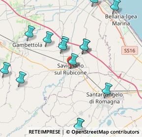 Mappa Piazza Bartolomeo Borghesi, 47039 Savignano Sul Rubicone FC, Italia (4.73429)