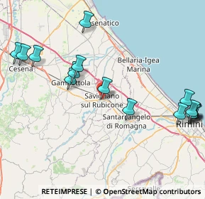 Mappa Piazza Bartolomeo Borghesi, 47039 Savignano Sul Rubicone FC, Italia (10.44375)