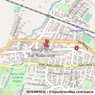 Mappa Corso Giulio Perticari, 1, 47039 Savignano sul Rubicone, Forlì-Cesena (Emilia Romagna)