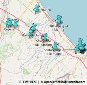 Mappa Piazza Bartolomeo Borghesi, 47039 Savignano Sul Rubicone FC, Italia (10.16611)