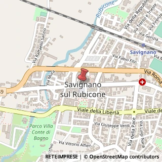 Mappa Corso Gino Vendemini, 4, 47039 Savignano sul Rubicone, Forlì-Cesena (Emilia Romagna)