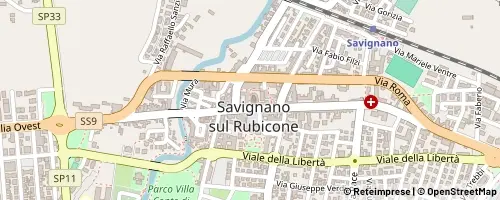 Mappa Savignano sul Rubicone