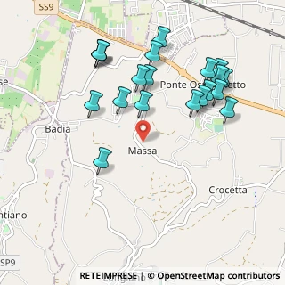 Mappa Via Massa, 47020 Gambettola FC, Italia (1.0755)
