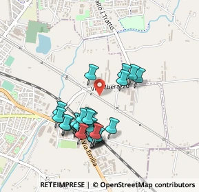 Mappa Via Alberazzo, 47039 Savignano sul Rubicone FC, Italia (0.43103)