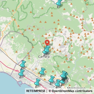 Mappa Strada Comunale Potrignano Torano, 54033 Carrara MS, Italia (6.35615)