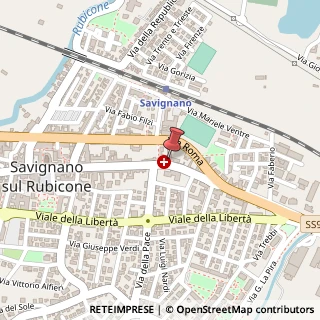 Mappa Corso Giulio Perticari, 119, 47039 Savignano sul Rubicone, Forlì-Cesena (Emilia Romagna)
