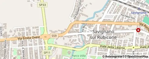 Mappa Savignano sul Rubicone