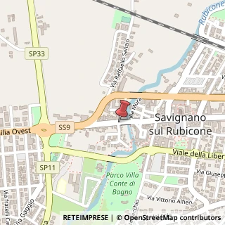 Mappa Via Matteotti, 3, 47039 Savignano sul Rubicone, Forlì-Cesena (Emilia Romagna)