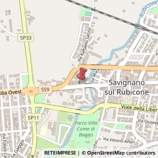 Mappa Via Matteotti, 15, 47039 Savignano sul Rubicone, Forlì-Cesena (Emilia Romagna)