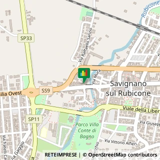 Mappa Via Matteotti, 11, 47039 Savignano sul Rubicone, Forlì-Cesena (Emilia Romagna)