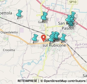 Mappa Via Sapignoli Mario, 47039 Savignano Sul Rubicone FC, Italia (1.90429)