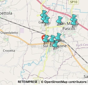 Mappa Via Sapignoli Mario, 47039 Savignano Sul Rubicone FC, Italia (1.65364)