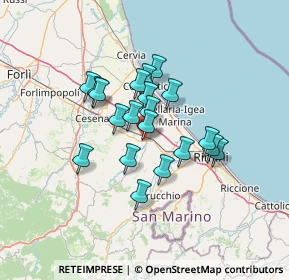 Mappa Via Sapignoli Mario, 47039 Savignano Sul Rubicone FC, Italia (10.336)