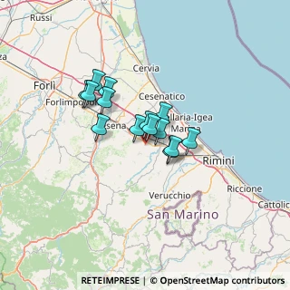Mappa Via Balignano, 47020 Budrio FC, Italia (9.10286)
