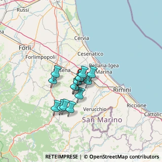 Mappa Via Balignano, 47020 Budrio FC, Italia (9.16067)