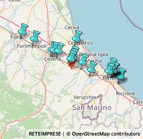 Mappa Via Balignano, 47020 Budrio FC, Italia (13.6565)
