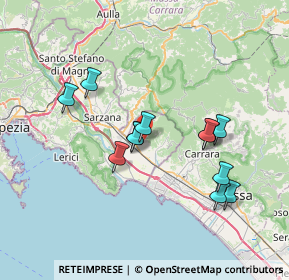 Mappa Via Marciano Fondovalle, 19033 Castelnuovo Magra SP, Italia (6.73833)