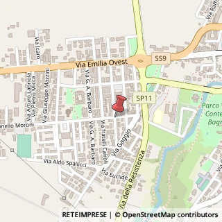 Mappa Via A. Moroni, 9, 47039 Savignano sul Rubicone, Forlì-Cesena (Emilia Romagna)