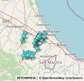 Mappa Via Generale Carlo Alberto dalla Chiesa, 47039 Savignano sul Rubicone FC, Italia (10.328)