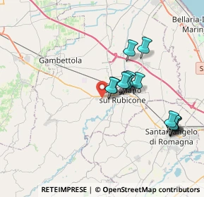 Mappa Via Generale Carlo Alberto dalla Chiesa, 47039 Savignano sul Rubicone FC, Italia (3.41571)