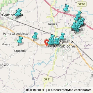 Mappa Via Generale Carlo Alberto dalla Chiesa, 47039 Savignano sul Rubicone FC, Italia (2.47)