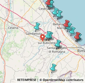 Mappa Via Generale Carlo Alberto dalla Chiesa, 47039 Savignano sul Rubicone FC, Italia (9.5655)