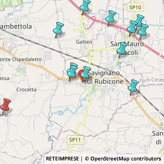 Mappa Via Giuseppe Mazzini, 47039 Savignano Sul Rubicone FC, Italia (2.65667)