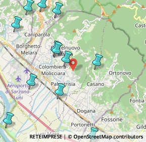 Mappa Via degli Ulivi, 19033 Castelnuovo Magra SP, Italia (2.79308)