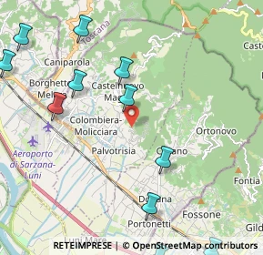 Mappa Via degli Ulivi, 19033 Castelnuovo Magra SP, Italia (2.94833)